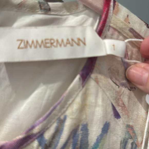 Zimmermann | Dress | Dancer Panelled Bodice | NWT | Size AU 1 | Midi Dress - Picture 5 of 9